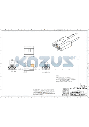 000602-2031 datasheet - 3 CIRCUIT WATER VALVE CONNECTOR