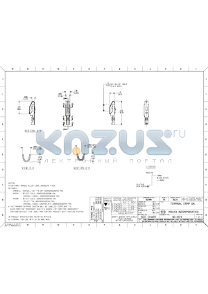 000803-0305 datasheet - TERMINAL CRIMP ON