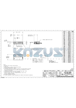 0009-50-3037 datasheet - CONNECTOR HOUSING .156 CL CRIMP TERMINAL 2139 SERIES DWG