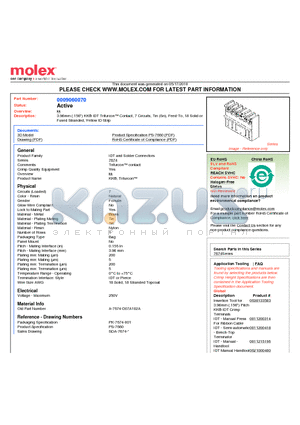 0009060070 datasheet - 3.96mm (.156