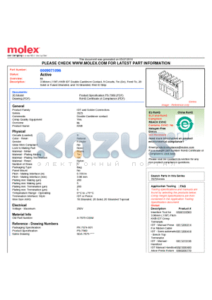 0009071098 datasheet - 3.96mm (.156