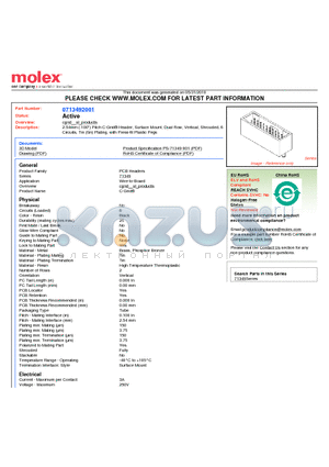 71349-2001 datasheet - 2.54mm (.100