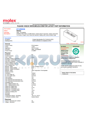 71349-2038 datasheet - 2.54mm (.100