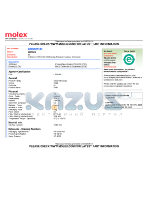 0009507161 datasheet - 3.96mm (.156