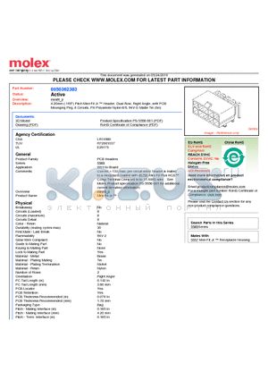 50-36-2383 datasheet - 4.20mm (.165