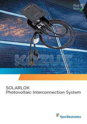 956297-5 datasheet - SOLARLOK Photovoltaic Interconnection System