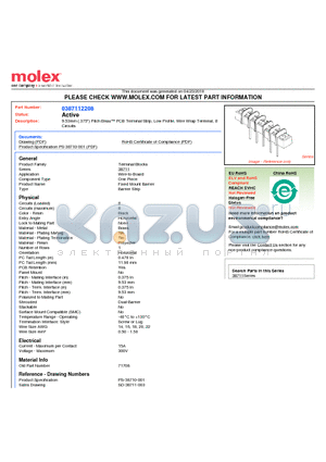 71708 datasheet - 9.53mm (.375