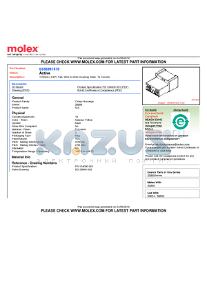 35899-1410 datasheet - 1.02mm (.040