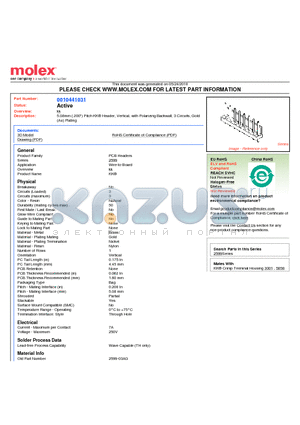 2599-03AG datasheet - 5.08mm (.200