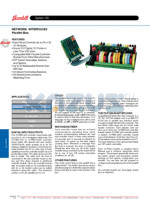 72-PMX-32AD datasheet - NETWORK INTERFACES Parallel Bus