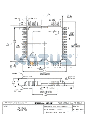 98ARH99043A datasheet - 98ARH99043A