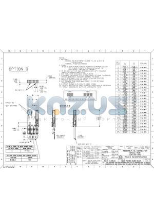 0014-56-8161 datasheet - ASSEMBLY, SL CONNECTOR SINGLE ROW 2.54/.100 GRID