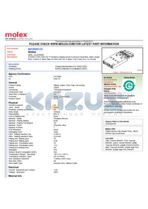 0014442112 datasheet - 2.54mm (.100