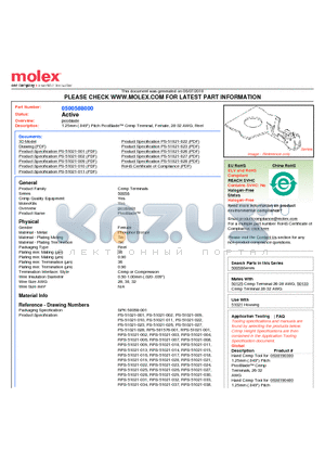 50058-8000 datasheet - 1.25mm (.049