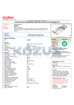 0014562178 datasheet - 2.54mm (.100