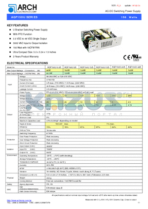 AQF150U-48S datasheet - AC-DC Switching Power Supply