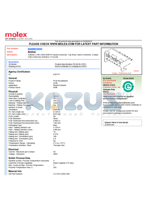 A-2145-CA05A-208 datasheet - 3.96mm (.156