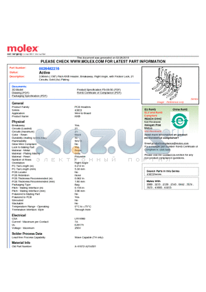 A-41672-A21A501 datasheet - 3.96mm (.156