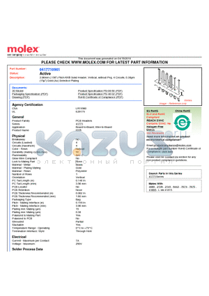 A-41771-0901 datasheet - 3.96mm (.156