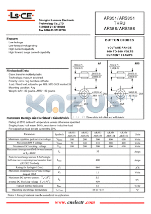 AR353 datasheet - BUTTON DIODES