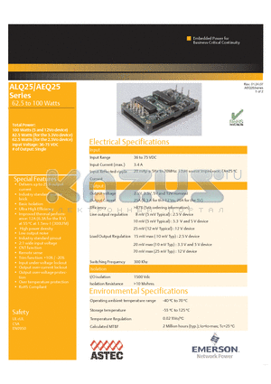 AEQ25F48N-L datasheet - Delivers up to 25 A output current