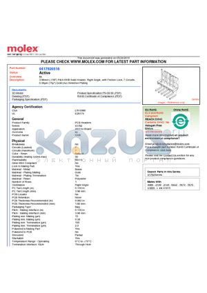 A-41792-0516 datasheet - 3.96mm (.156