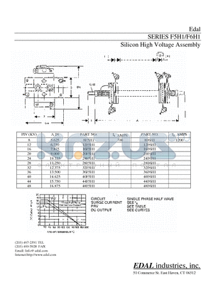 36F6H1 datasheet - Silicon High Voltage Assembly