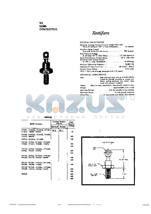 1N1126 datasheet - Rectifiers