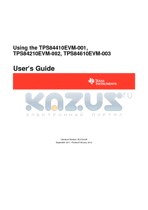 5012 datasheet - 2-A to 6-A Integrated Power Solution