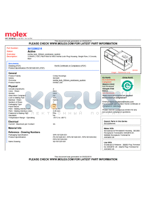 501329-0214 datasheet - 3.30mm (.130