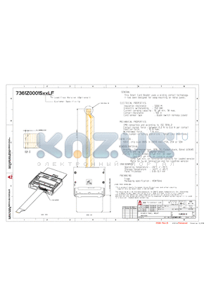 7361Z0001S14LF datasheet - READER PANEL MOUNT