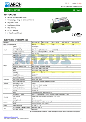 AFC-24S-DN datasheet - AC-DC Switching Power Supply