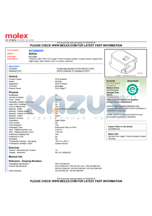 501568-0507 datasheet - 1.00mm (.039