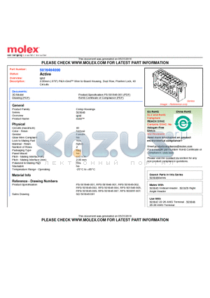 5016464000 datasheet - 2.00mm (.079