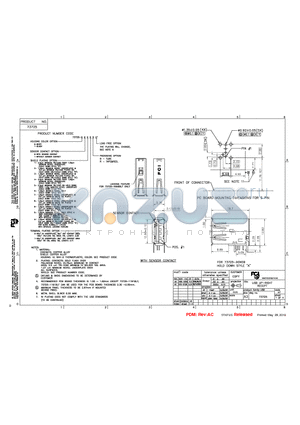 73725-10S1RLF datasheet - USB UP-RIGHT RECEPT