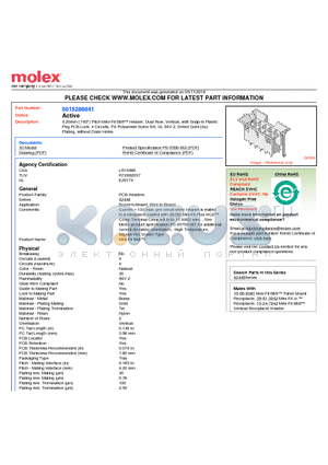 A-42440-0412 datasheet - 4.20mm (.165