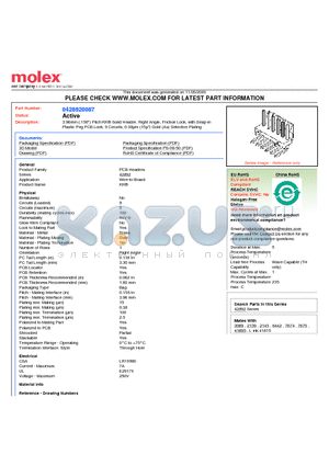 A-42892-0087 datasheet - 3.96mm (.156