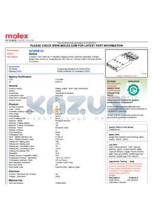 A-70400-0009 datasheet - 2.54mm (.100