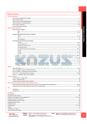 371824B00032G datasheet - Channel style heat sink with folded back fins