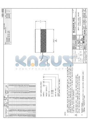 100-002A08L datasheet - BRAIO, SINGLE LAYER TUBULAR, SILVER/COPPER