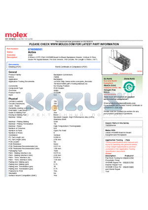 74058-8501 datasheet - 2.00mm (.079