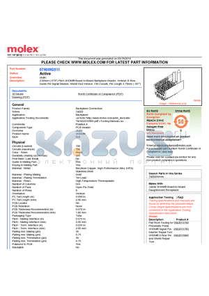 74059-2511 datasheet - 2.00mm (.079