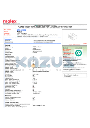 74162-1072 datasheet - 2.54mm (.100