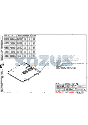 10010556-006LF datasheet - SMART CARD READER ASSEMBLY