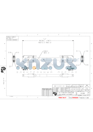 10018960-R0850AELF datasheet - 4X EYE MAX W/THUMBSCREWS