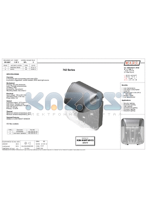 742 datasheet - Low maintenance Low power consumption Low Life