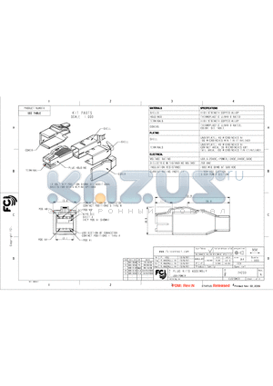 74233-211LF datasheet - PLUG KITS ASSEMBLY