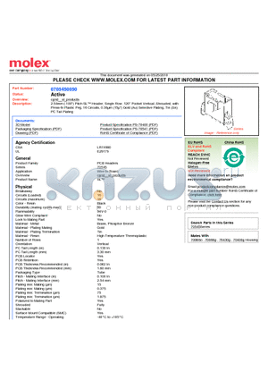 A-70545-0050 datasheet - 2.54mm (.100