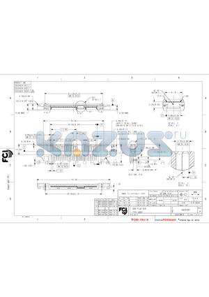 10034524 datasheet - SAS PLUG R/A TYPE ASSY