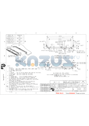 10036587-001TRLF datasheet - SAS RECEPTACLE R/A SMT ASSY